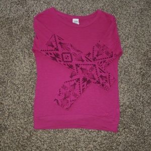 Victoria Secret PINK Aztec print long sleeve shirt